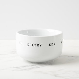 Custom Grandchildren Names Soup Mug