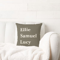 Custom Grandchildren Names Stylish Rustic
