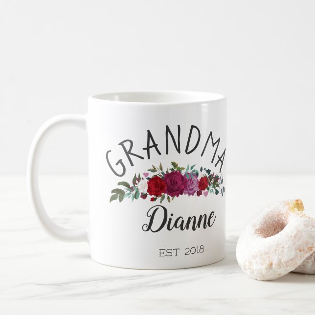 Custom Grandma Coffee Mug (With Donut)