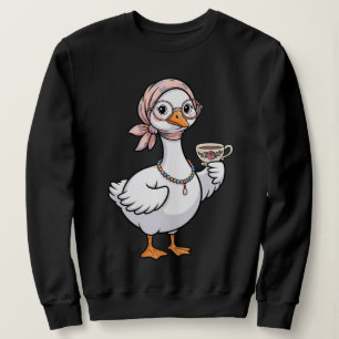 Custom Grandma Goose On The Loose , Cute Grandma Sweatshirt
