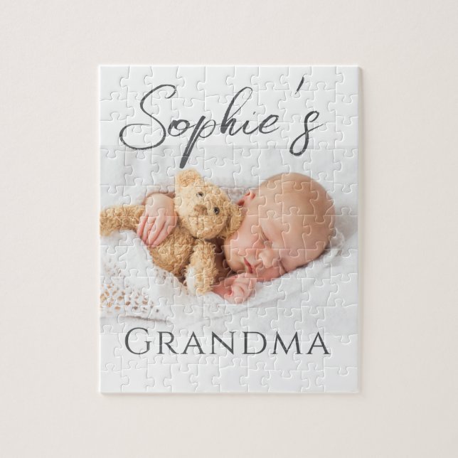 Custom Grandma Photo  Jigsaw Puzzle (Vertical)