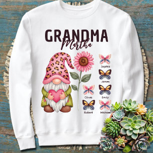 Custom Grandma Sweatshirt with Grandkids Names