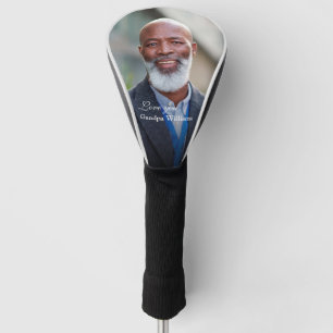Custom Grandpa Grandfather Dad Photo Personalise Golf Head Cover