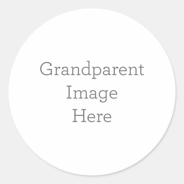 Custom Grandparent Sticker Gift (Front)