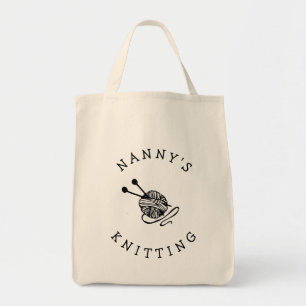 Custom Granny Personalised Knitting Bag