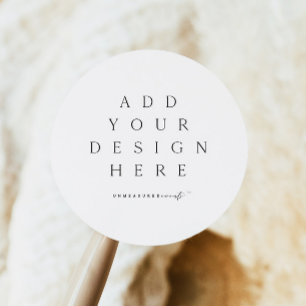 Custom Graphic Classic Round Sticker