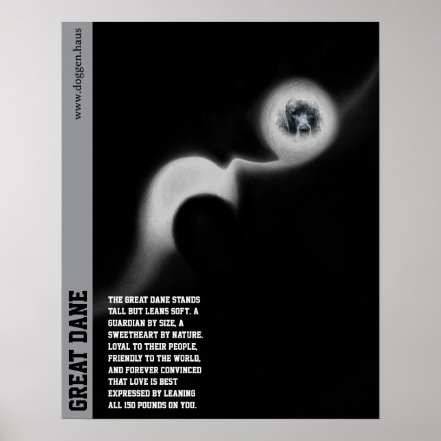 Custom Great Dane Guardian Poster (Front)