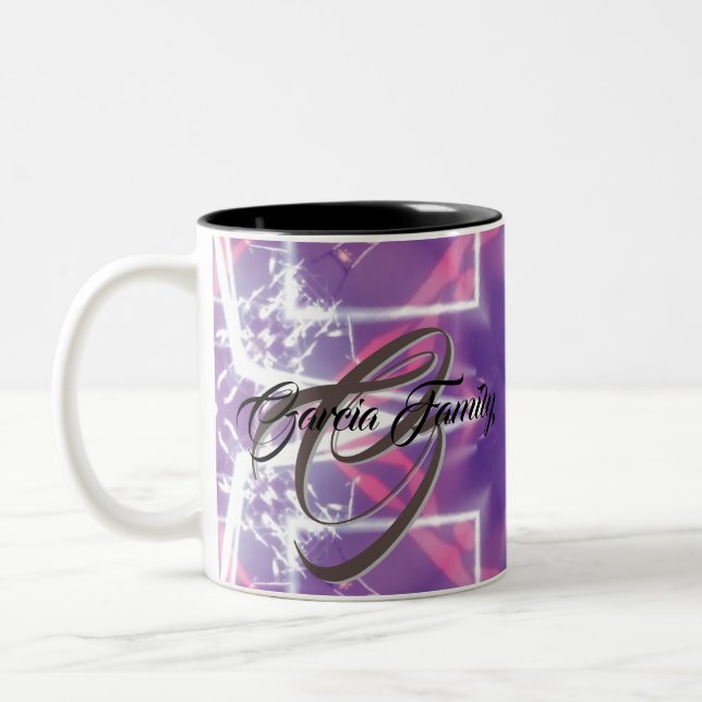 Custom great family gifts Two-Tone coffee mug (Left)