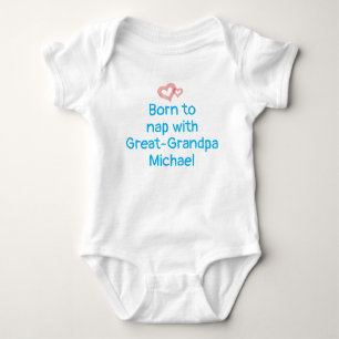 Custom Great-Grandpa Gift From Baby, Baby Boy, Bodysuit