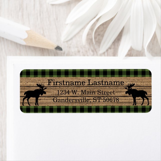 Custom Green Black Country Check Plaid Pattern (Insitu)