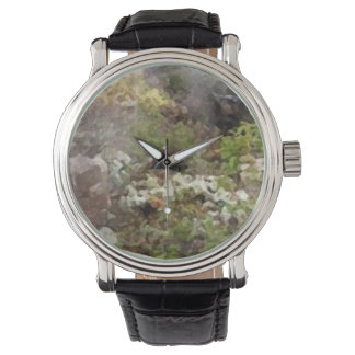 Custom Green Clock Watch