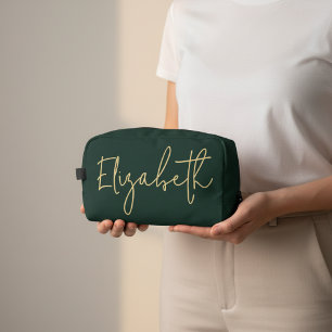 Custom Green Cosmetic Pouch Gift for Mum & Grandma
