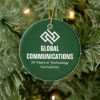 Custom Green Cyber Computer Company Christmas