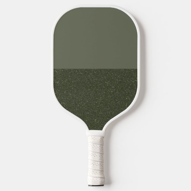 Custom Green Pickleball Paddle (Bottom Noise) (Front)