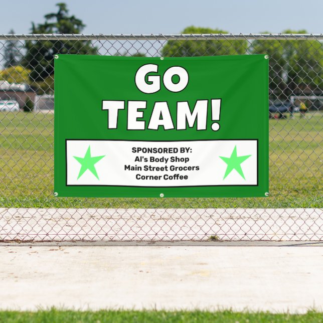 Custom Green Team Banner (Insitu)