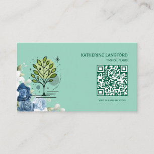 Custom Greenleaf Nursery Branding Business Card