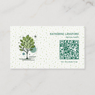 Custom Greenleaf Nursery Branding Business Card