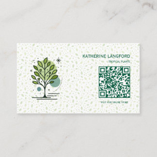 Custom Greenleaf Nursery Branding  Business Card