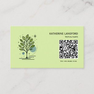 Custom Greenleaf Nursery Branding Business Card