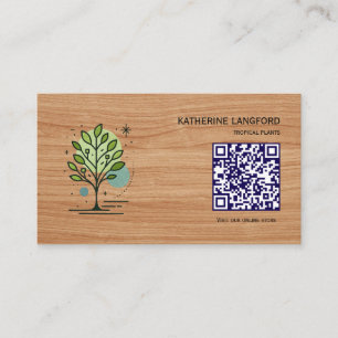 Custom Greenleaf Nursery Branding Business Card