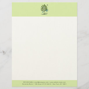 Custom Greenleaf Nursery Branding Letterhead