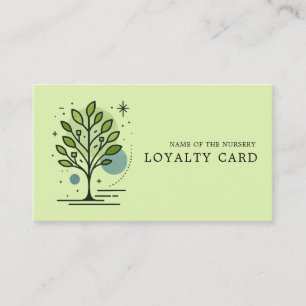 Custom Greenleaf Nursery Branding  Loyalty Card