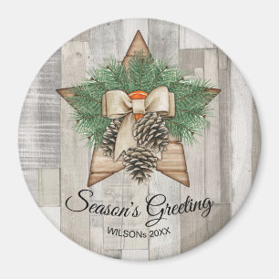 Custom Greetings/Names Christmas Magnet
