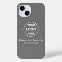 Custom Grey Business Logo Branded