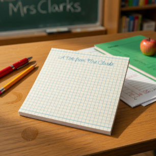 Custom Grid Teacher  Notepad