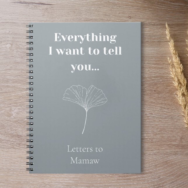 Custom Grief Journal Minimalistic Memorial Gift (Creator Uploaded)