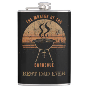 Custom Grill Master Coffee Mug Hip Flask