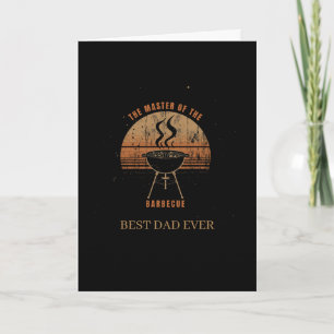 Custom Grill Master Father's Day Card