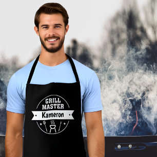 Custom Grill Master (with your name)  Apron
