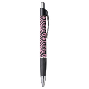 Custom Grip Ink Pen-Emmy-Zebra Print