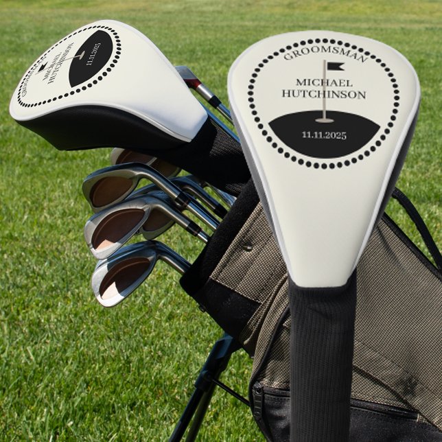 Custom Groomsman Golf Head Cover (Creator Uploaded)