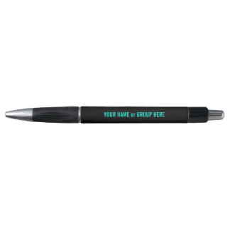 Custom Group Name & Text Promotional Black