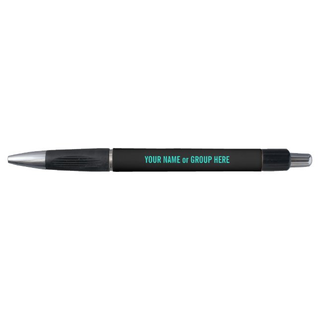 Custom Group Name & Text Promotional Black (Front)