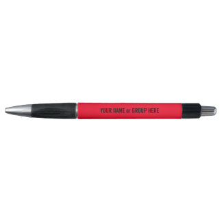 Custom Group Name & Text Promotional Red