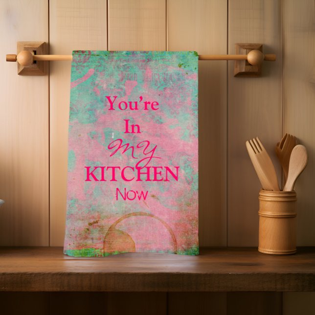 Custom Grunge Pink Kitchen Towel (Creator Uploaded)