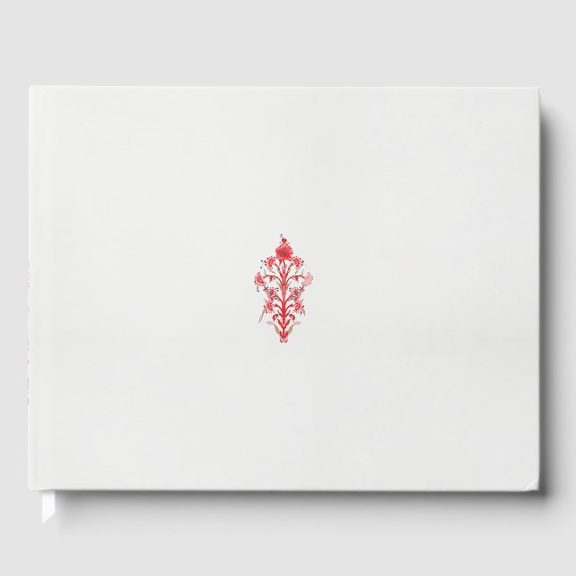Custom Guest Book | Elegant Keepsake Gift (Front)