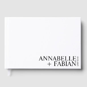 Custom Guest Book, Personalised Luxury Wedding Gue Book