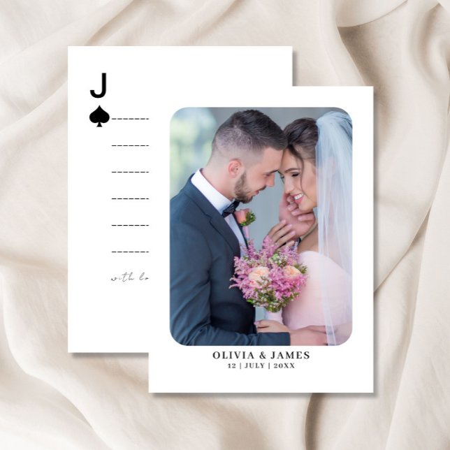 Custom Guest Book Playing Cards, Wedding Enclosure Card (Custom Guest Book Playing Cards, Wedding Enclosure Card)