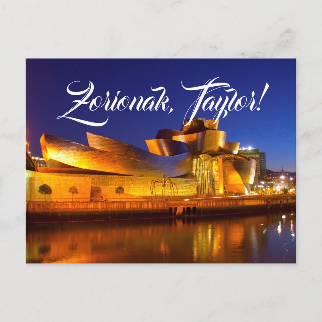 Custom, Guggenheim Bilbao Museum, Euskadi, Spain: Postcard (Front)