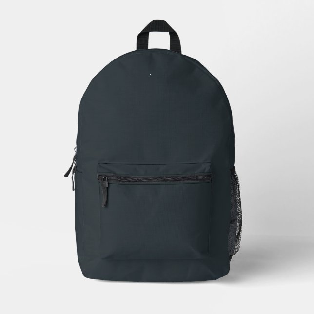 Custom Gunmetal Grey Backpack - Bulk Orders (Front)