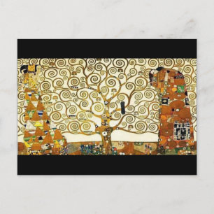 Custom. Gustav Klimt. Tree of Life. Postcard
