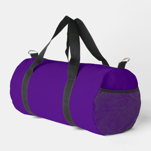 Custom Gym Duffel Bag with Mesh Pockets (Right Corner)