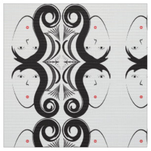 Custom Hair salon haircut hair fabric