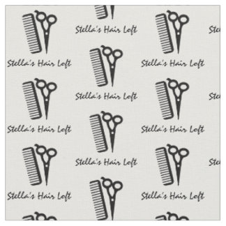 Custom Hairdresser Stylist Scissor Comb Fabric