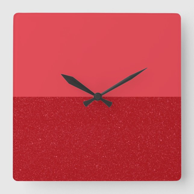 Custom Half Matte Half Textured Wall Clock (Front)