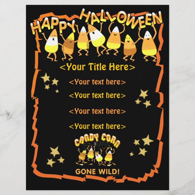 Custom Halloween Business or Personal Flyer (Front)